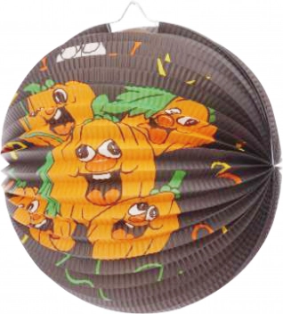 Lampión guľatý 25 cm – tekvica