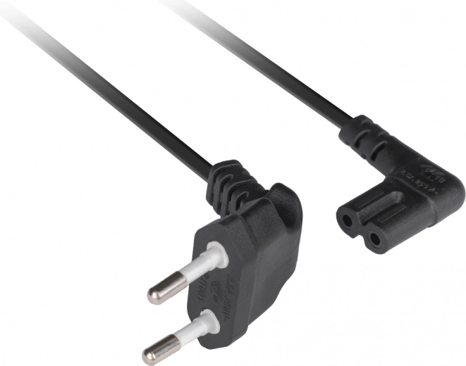 Uhlový konektor IEC C7 pre stiesnené miesta