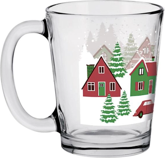 Hrnček Nadia Snow Village 310 ml