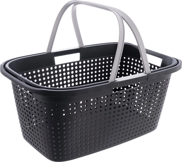 Kôš na bielizeň 38 l s plastovými držadlami
