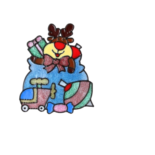 Roztomilé motívy sobov a darčekov