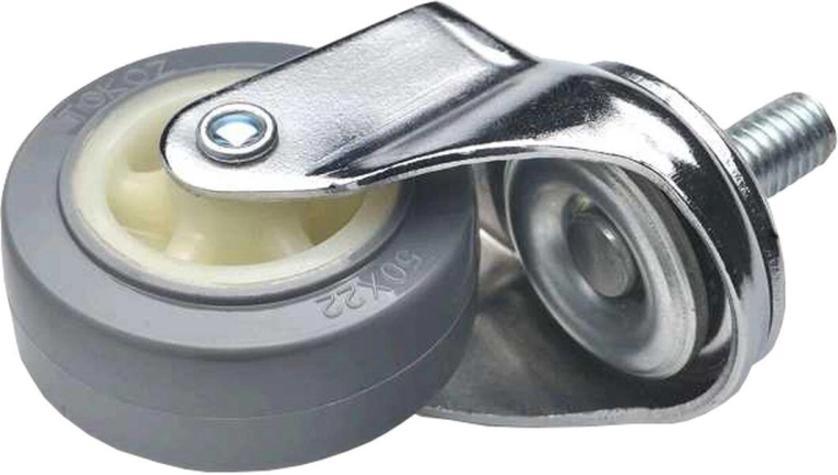 Otočné nábytkové koliesko 50 mm so skrutkou M10, sada 4 ks