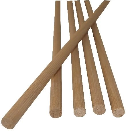 Rýhovaná drevená hmoždinka 6 mm FSC (5 ks = 4 bm)