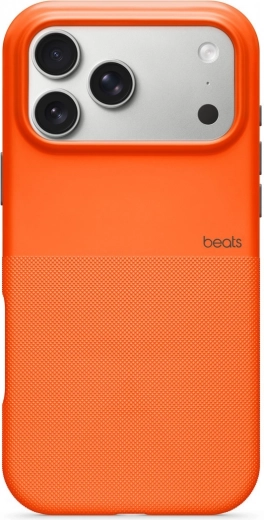 Odolný kryt beats rugged s podporou magsafe a ovládaním fotoaparátu pre iphone 17 pro max – oranžový sierra nevada