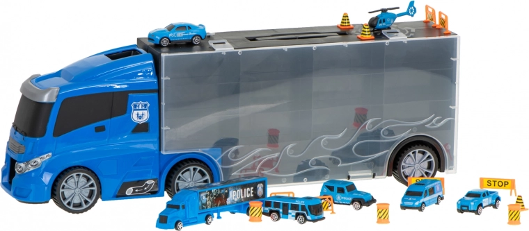 Kompletná policajná sada s vrtuľníkom