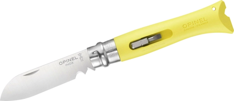 Opinel N°09 DIY žltý multifunkčný vreckový nôž 8 cm