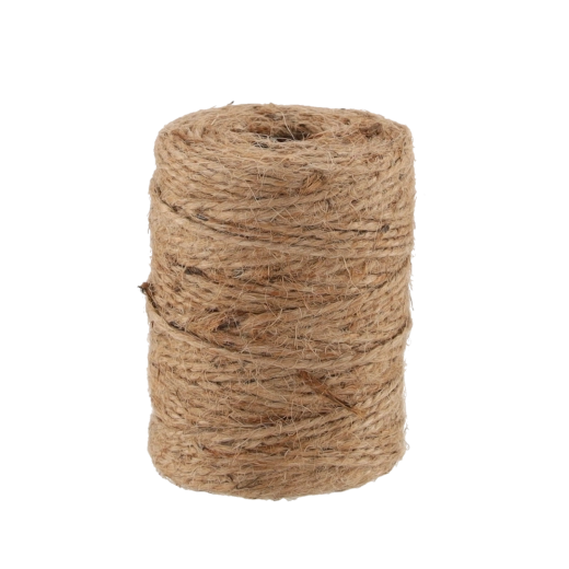 Súprava jutového povrázku 60 m a 10 záhradných štítkov 10 × 6 cm