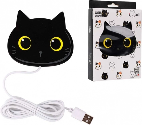 usb ohrievač nápojov s mačacím hrnčekom