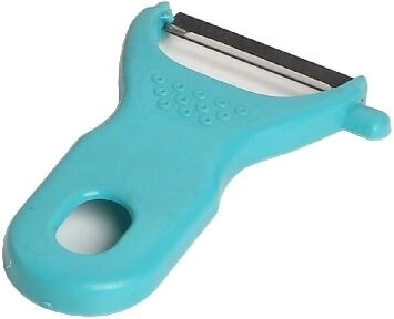 Škrabka v tvare Y s 5 cm nerezovou čepeľou, plastová rukoväť, mix farieb