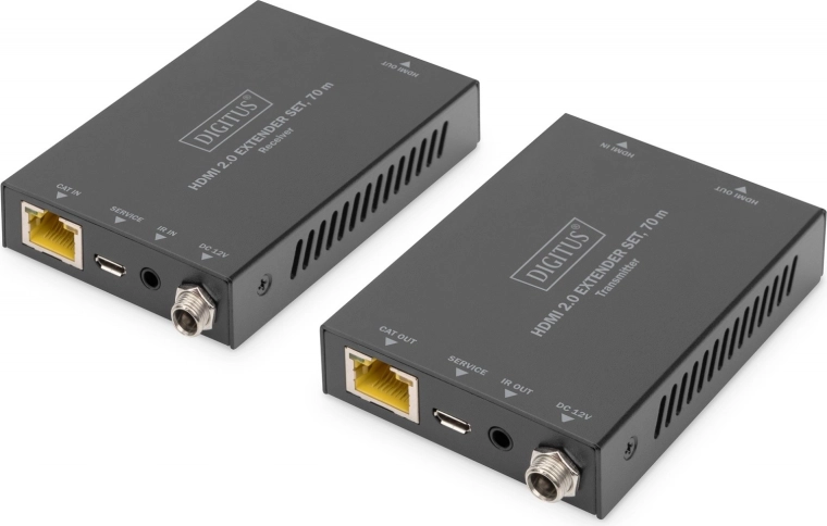 HDMI extender 70 m po sieťovom kábli s PoC, 4K 60 Hz