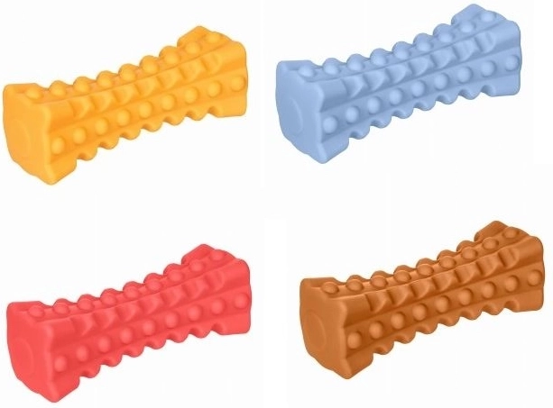 Zosilnená pískacia kosť pre psy 15,5 cm - 1 kus