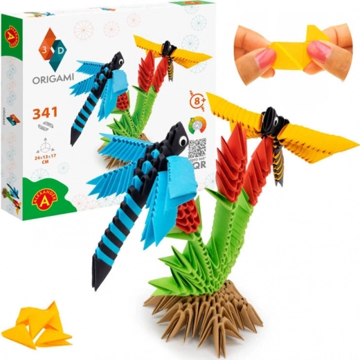 Alexander kreatívna sada 3D origami vážky