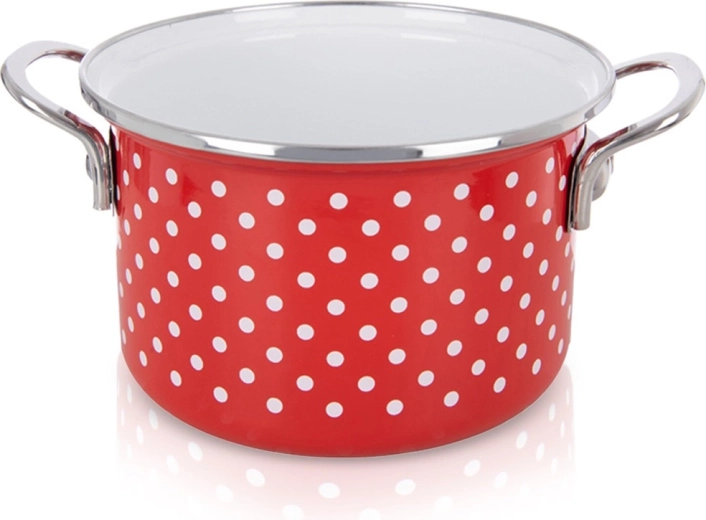 Smaltovaný hrniec Bodka 18 cm, 2 l
