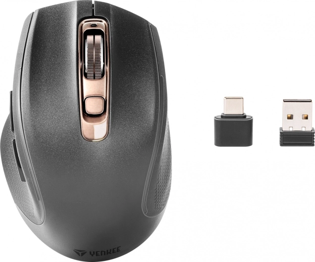 Pripojenie k 3 zariadeniam: Bluetooth + USB‑A/USB‑C 2,4 GHz