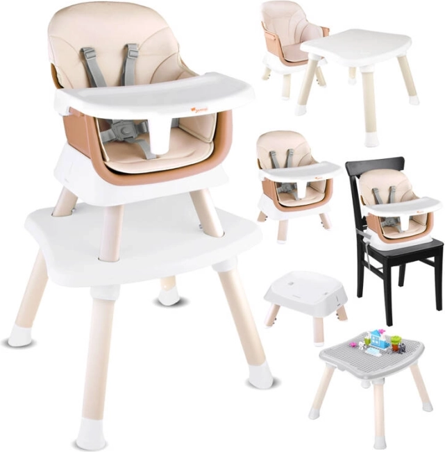 Detská jedálenská stolička 6v1 – Stolička