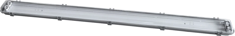 Solight prachotesné stropné svietidlo pre 2 LED T8 trubice 120 cm