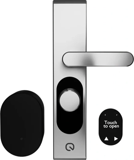 Shelly LOQED Touch 2S inteligentný bezkľúčový zámok na dvere strieborný