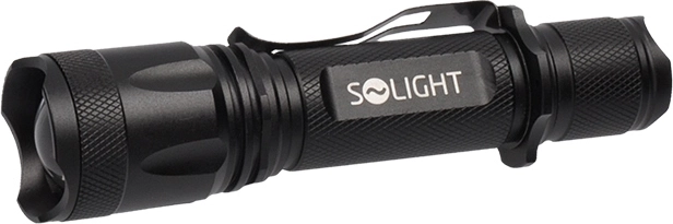 Solight nabíjateľná LED baterka 600 lm Cree XM-L2 T6 so zoomom a Li-Ion akumulátorom