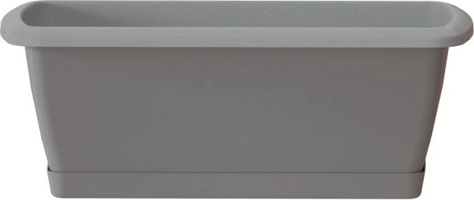 Truhlík s miskou RESPANA SET 39,2 cm – sivý kameň