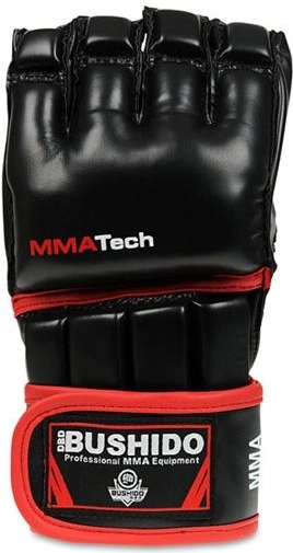 MMA rukavice DBX Bushido ARM-2014a – tréningové otvorené rukavice – M
