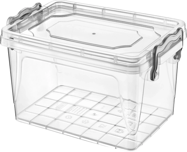 Plastový obdĺžnikový kontajner Maxi Multi Box 7,8 l s vekom