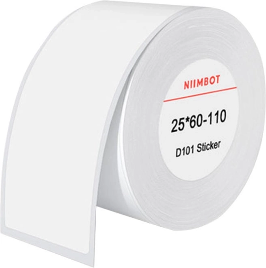 Termálne štítky Niimbot 25x60 mm biele