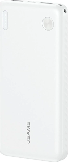 Powerbanka USAMS PB83 10000 mAh s PD, 2× USB‑A a USB‑C – biela