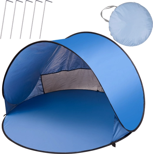 Samorozkladací plážový stan XL s puzdrom 146 × 146 cm