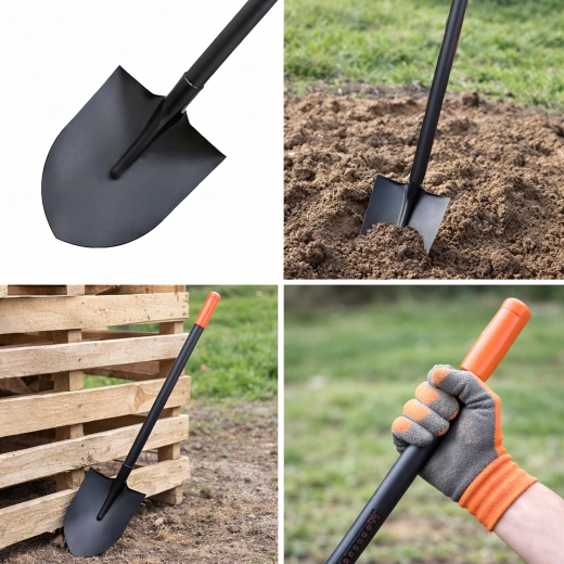 Kovový záhradný rýľ s kovovou násadou 150 cm