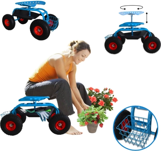 Otočné sedlo 360° pre maximálny dosah