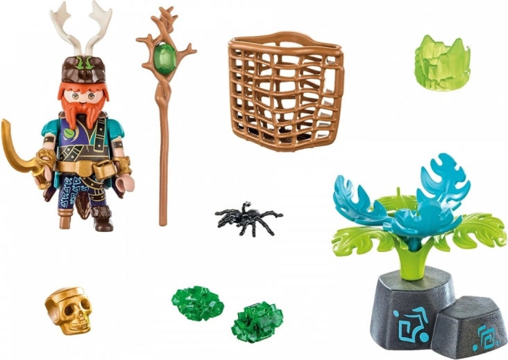 Interaktívna rastlina s kryštálmi