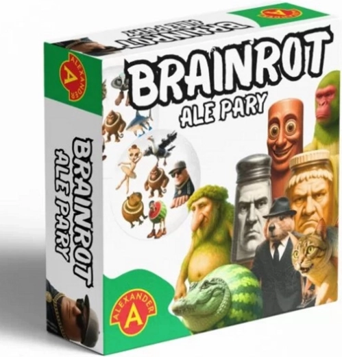 Ale Pary Brainrot – postrehová kartová hra so šialenými AI postavami