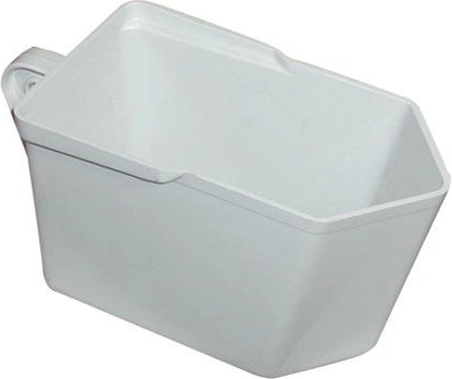 Zásobník do kuchynskej linky z plastu 10 × 12 × 19,5 cm, biela