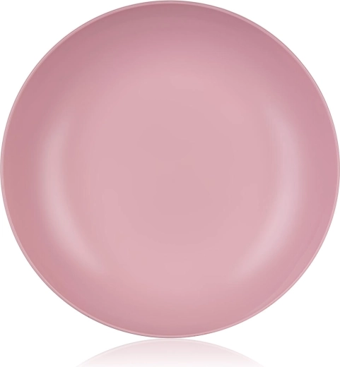 Hlboký plastový tanier 22 cm ružový Culinaria