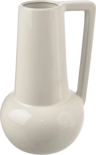 Biela keramická váza 33 cm