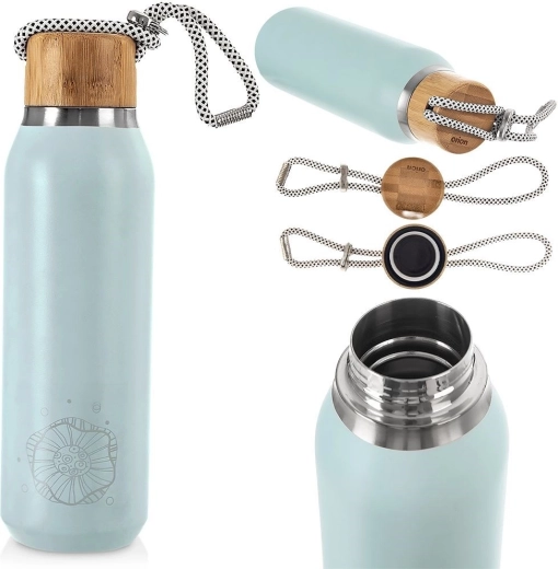 Bambusové viečko so šnúročkou a spoľahlivým tesnením