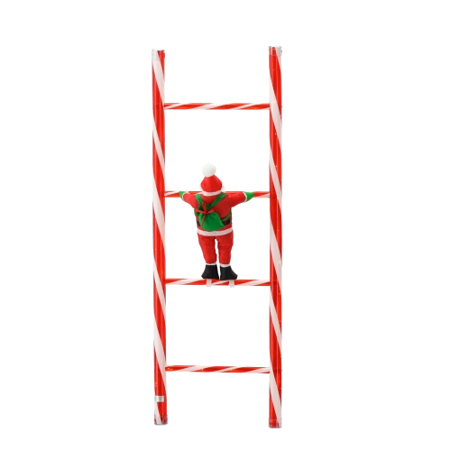 Očarujúci dizajn lezúceho Santu