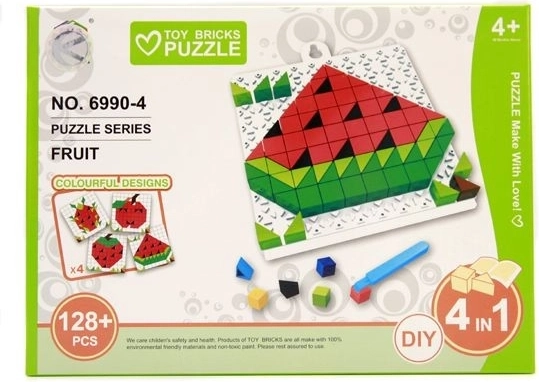 Puzzle skladačka ovocie 128 dielikov - 1 kus