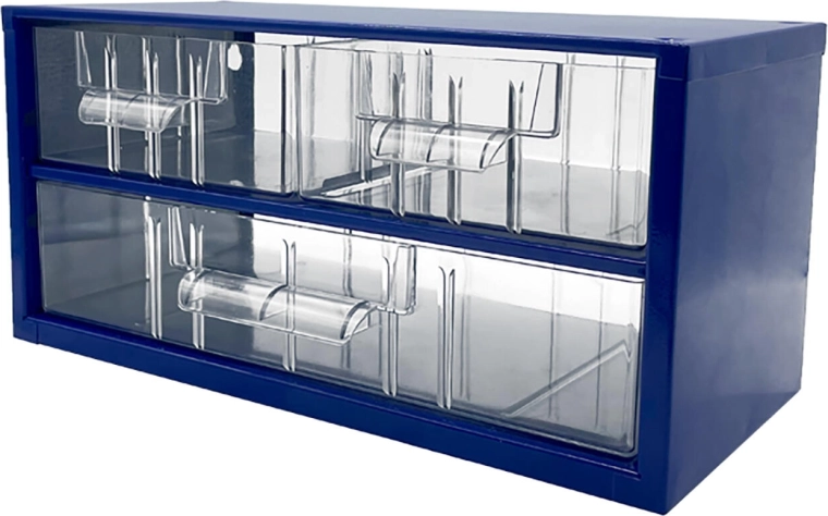 Kovový organizér so zásuvkami 30,5 × 15 × 15,5 cm – TOKOZ