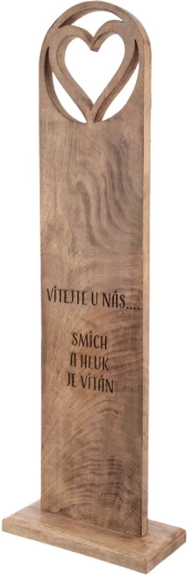 Dekoratívna tabuľa Mango „Vitajte u nás“ 80 cm
