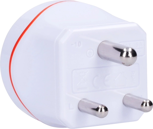 Solight cestovný adaptér do Indie typ D