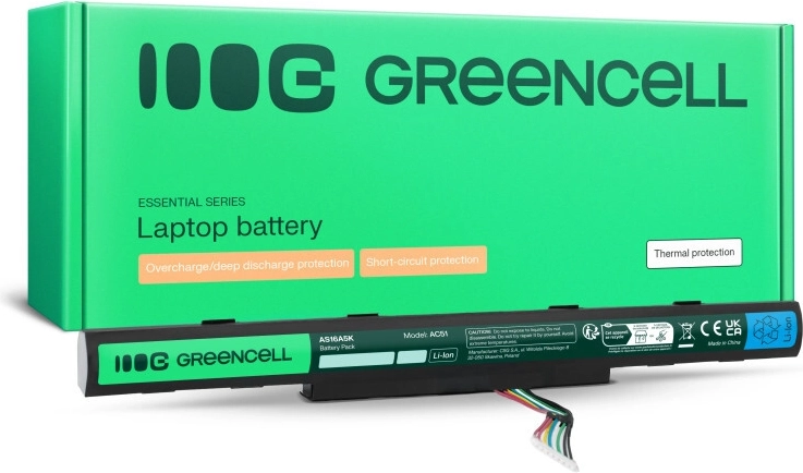 Batéria Green Cell pre Acer Aspire E5-553 14,6 V 2,2 Ah