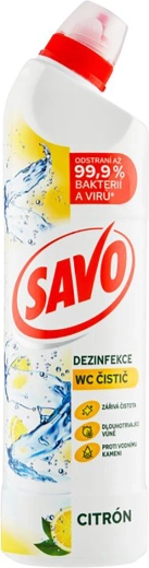 Savo WC čistič citrón bez chlóru 750 ml