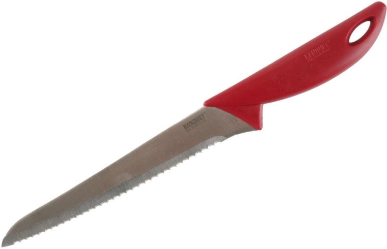 Nôž na chlieb 20 cm Banquet Culinaria Red