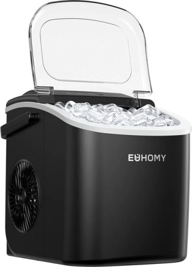 Euhomy IM001 výrobník ľadových kociek 1,2 l 12 kg čierny