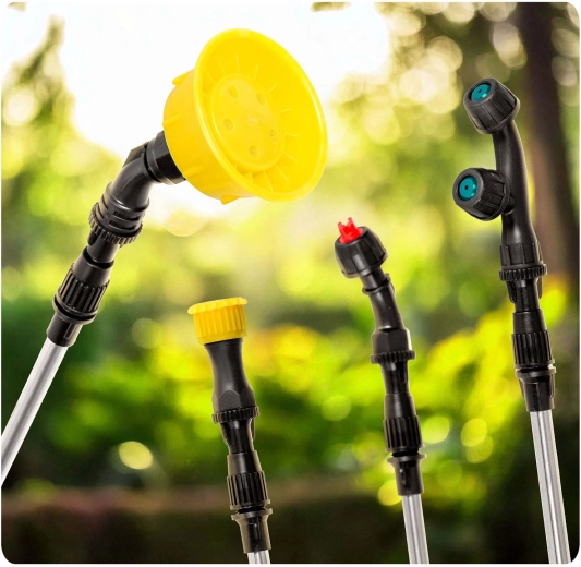 Štyri vymeniteľné trysky pre každú úlohu