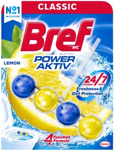 Bref Power Aktiv WC záves Lemon 50 g