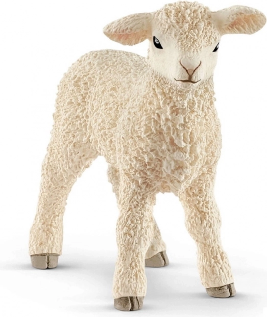 Schleich malá ovečka Farm World – červená figúrka
