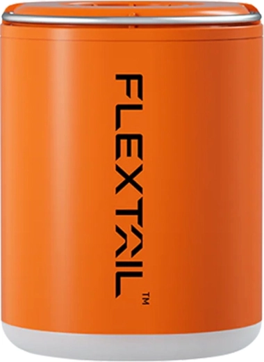 Flextail Tiny Pump 2X prenosná elektrická pumpa 3 v 1 s lucernou, oranžová