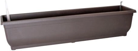 Samozavlažovací truhlík AQUA GLORIA 80 cm bez misky, hnedý